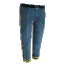 Yellow Line Blue Trousers